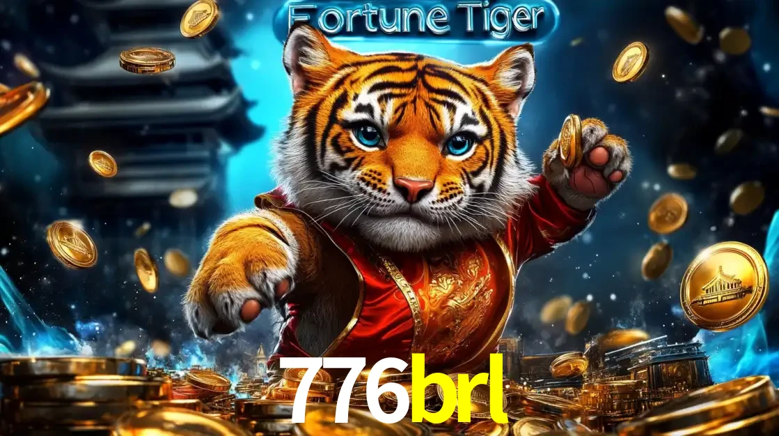 Imagem promocional do jogo de slot Fortune Tiger, com um tigre majestoso em traje tradicional cercado por uma fortuna em moedas de ouro, disponível agora no cassino 776brl.